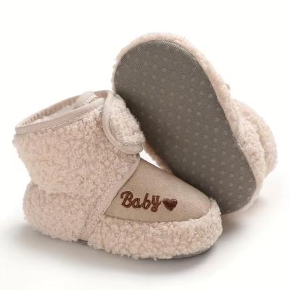 Winter Crib Shoes For Toddlers With Soft Fabric Lining