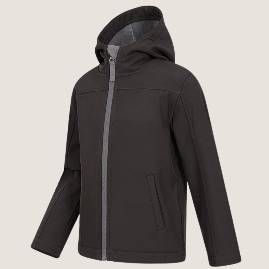 Mountain Warehouse Exodus Kids Softshell Jacket With Hood
