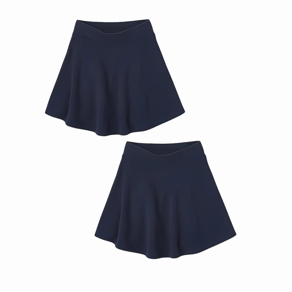 Pack Of 2 Girls Active French Terry Skirt