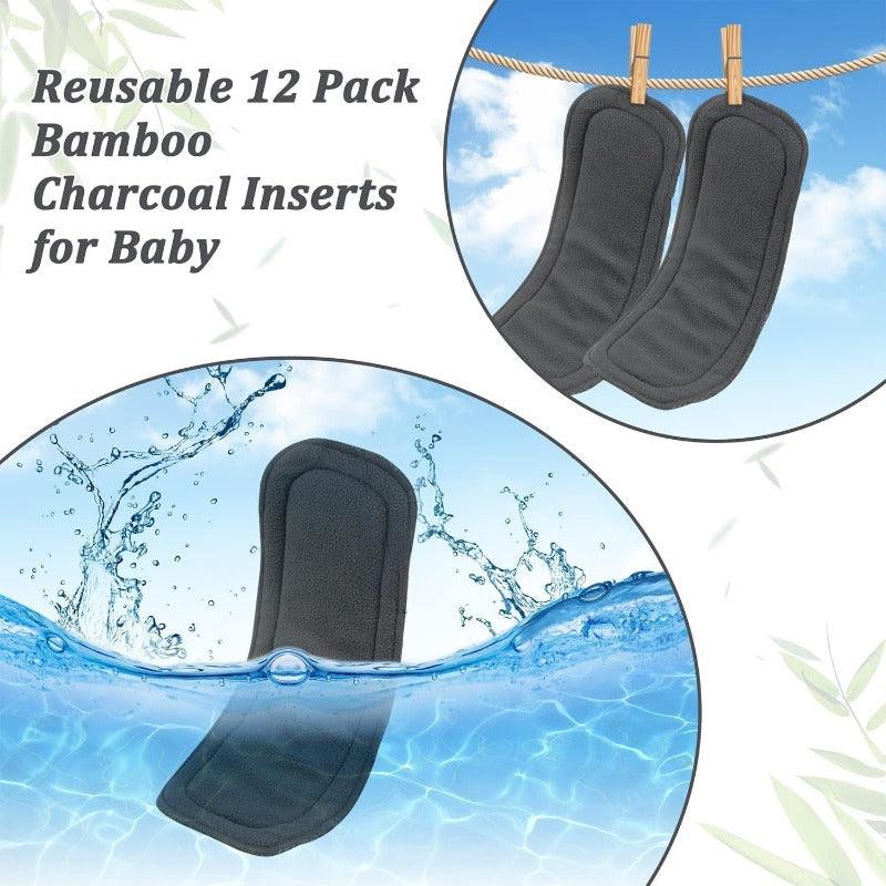 Reusable Bamboo Diaper Inserts-Cozy Stroller