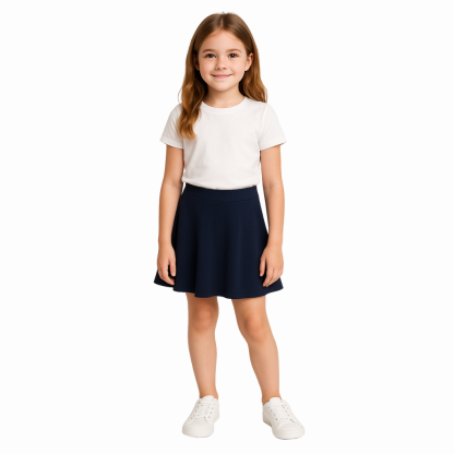Pack Of 2 Girls Active French Terry Skirt
