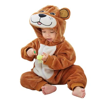 Playful Frog Hooded Onesie For Toddlers-Cozy Stroller