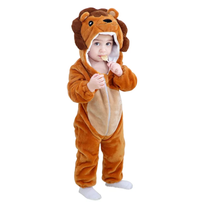 Playful Frog Hooded Onesie For Toddlers-Cozy Stroller