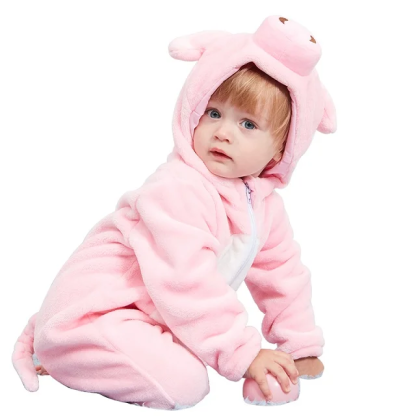 Playful Frog Hooded Onesie For Toddlers-Cozy Stroller