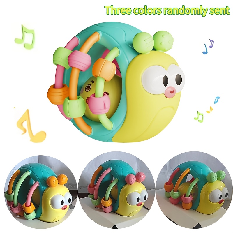 Baby Rattle Snail Elephant Puzzle Toy For Kids 