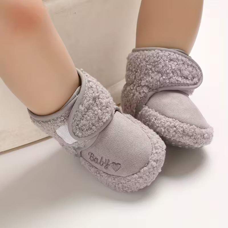 Winter Crib Shoes For Toddlers With Soft Fabric Lining