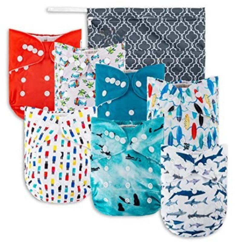 Baby Cloth Pocket Diapers-Cozy Stroller
