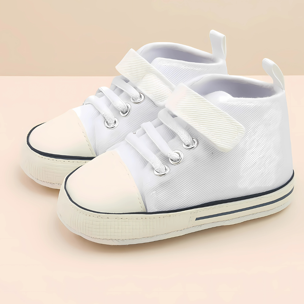 Baby Girls Boys Canvas High Top Shoes