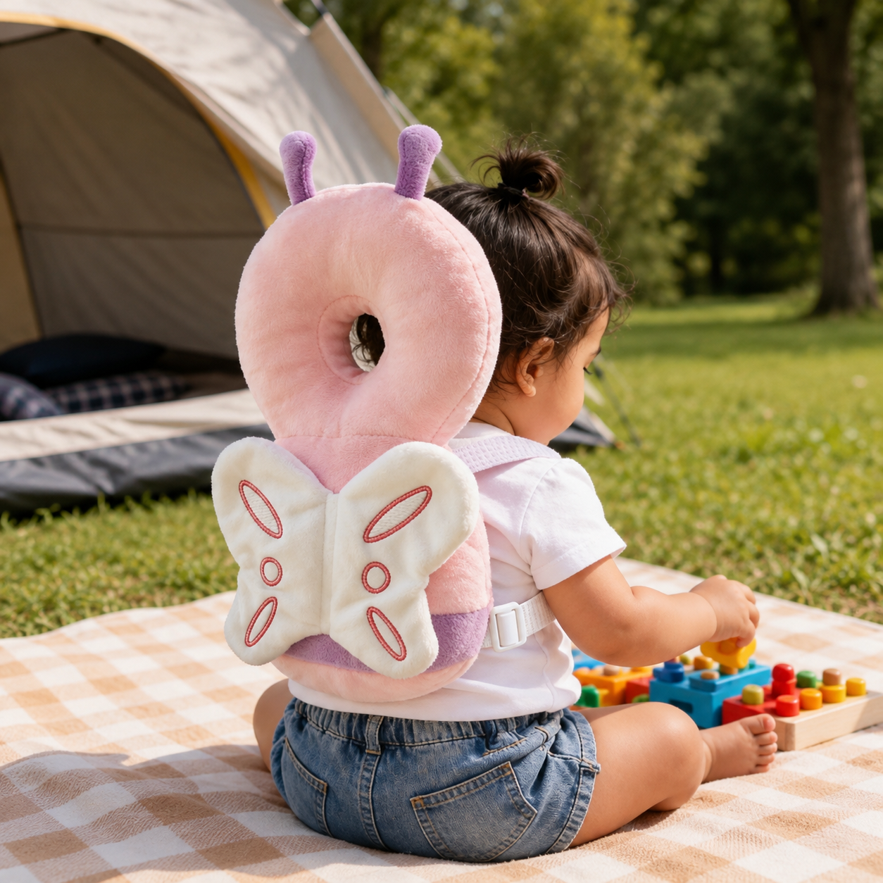 Baby Head Safety Pillow For Toddlers Learning To Crawl And Walk Safely