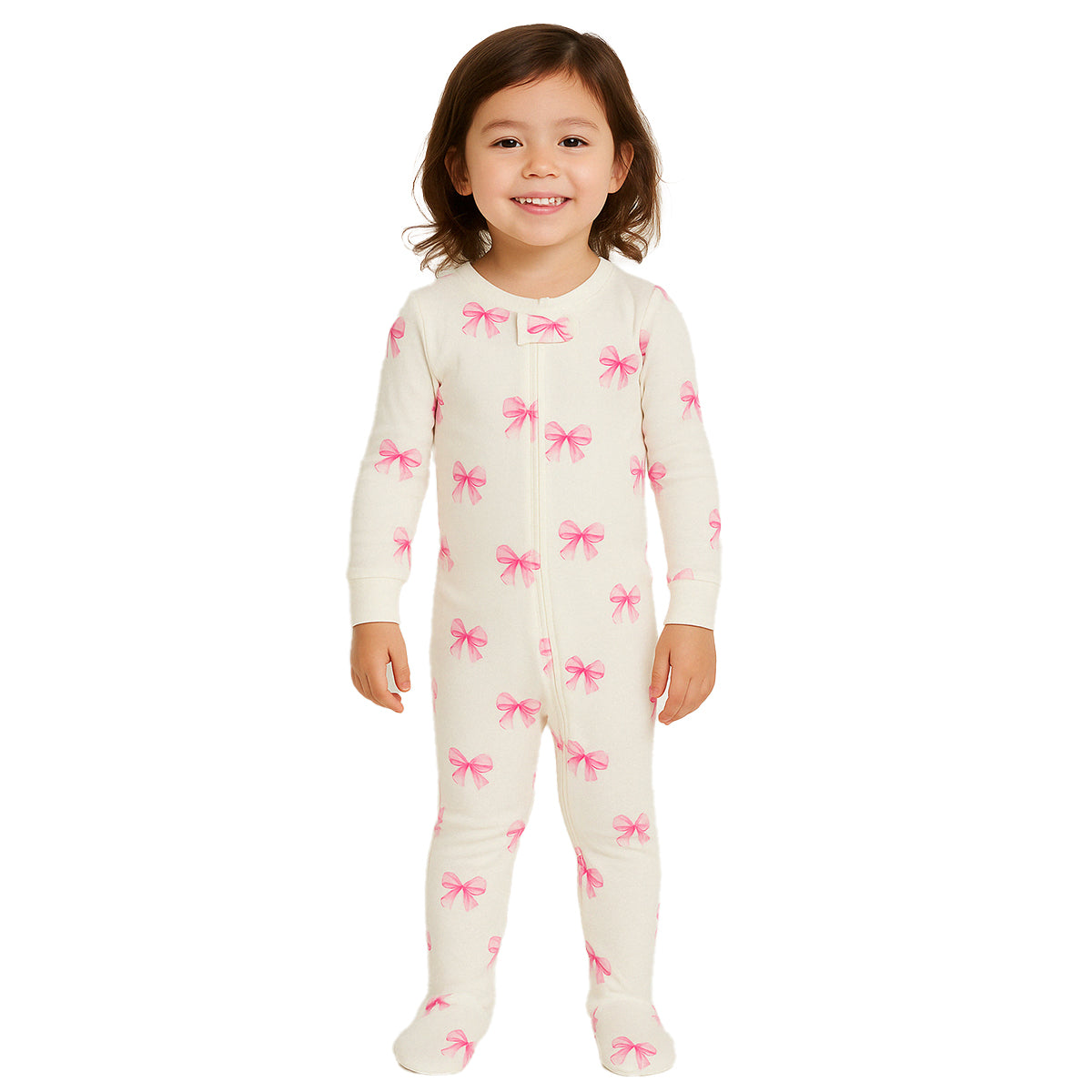 Bunny And Floral Snug Fit Pajama Set For Lounging-Cozy Stroller