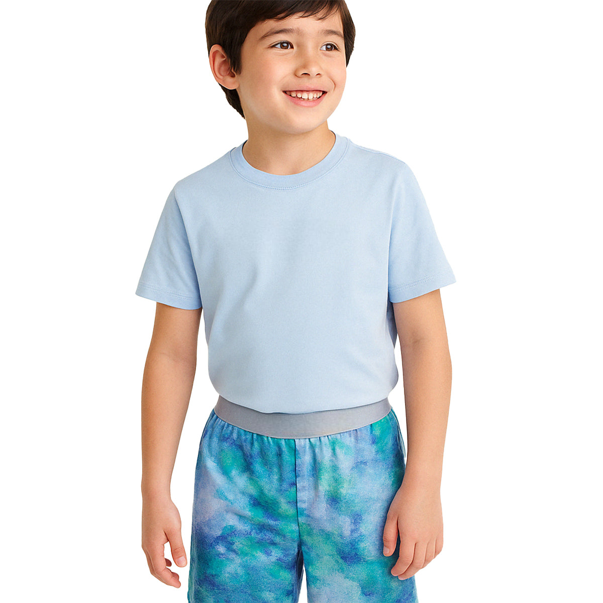 Sporty And Lightweight 2 Piece Graphic Tee And Shorts Pajama Set-Cozy Stroller