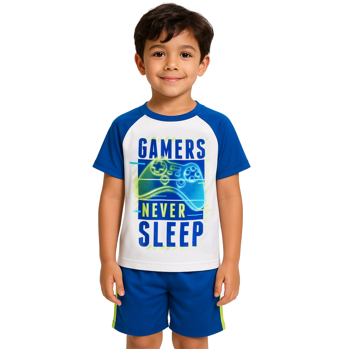 Baseball Graphic Pajama Set For Everyday Wear-Cozy Stroller