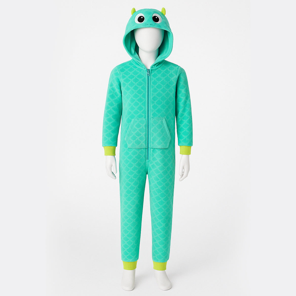 One Piece Printed Microfleece Hooded Union Pajama Suit-Cozy Stroller