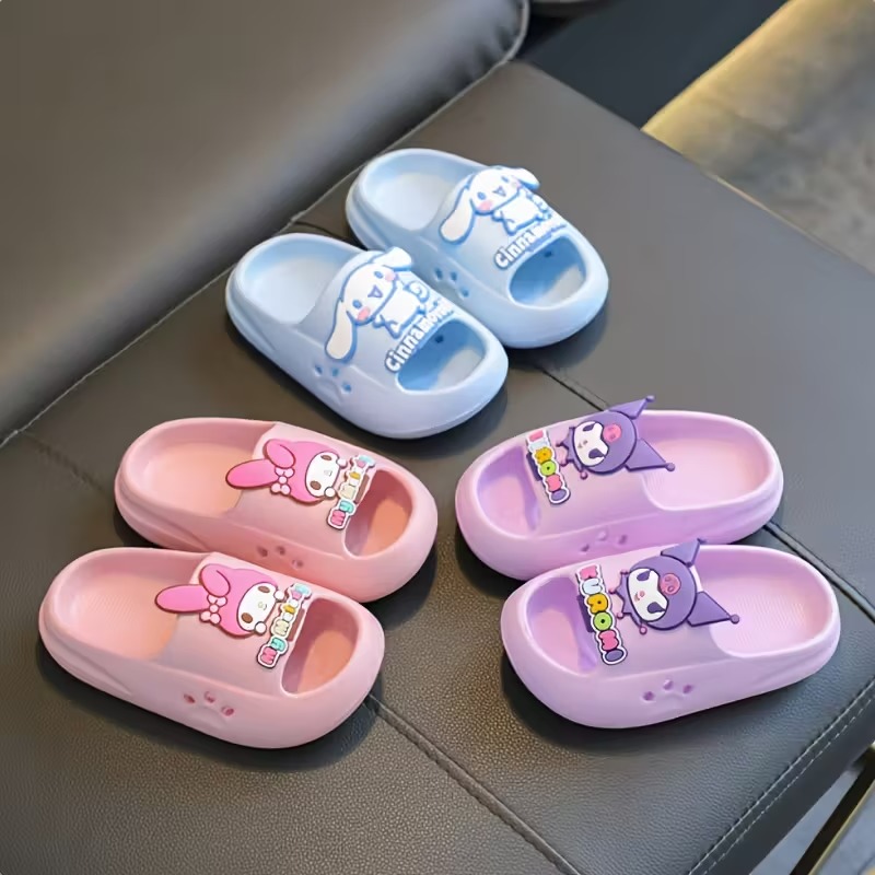 Soft EVA Slides With Cartoon Design For Baby Girls