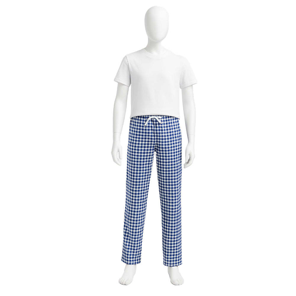 Striped Gingham Design Pajama Pants For Everyday Wear-Cozy Stroller