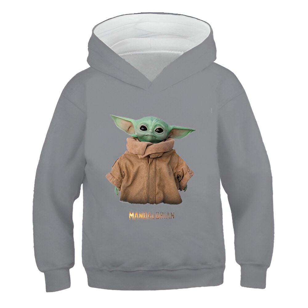 Cartoon Yoda Hoodies-Cozy Stroller