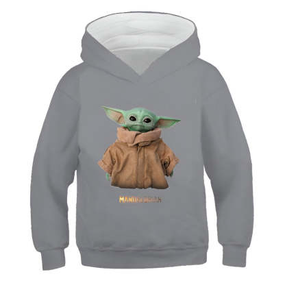 Cartoon Yoda Hoodies-Cozy Stroller