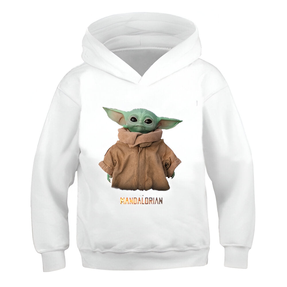 Cartoon Yoda Hoodies-Cozy Stroller