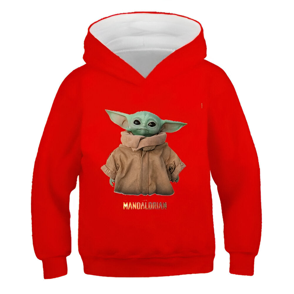 Cartoon Yoda Hoodies-Cozy Stroller