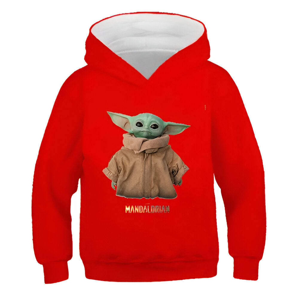 Cartoon Yoda Hoodies-Cozy Stroller
