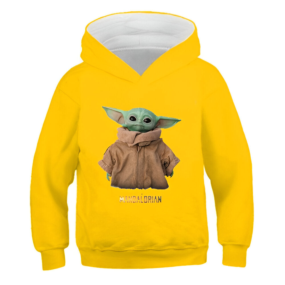 Cartoon Yoda Hoodies-Cozy Stroller