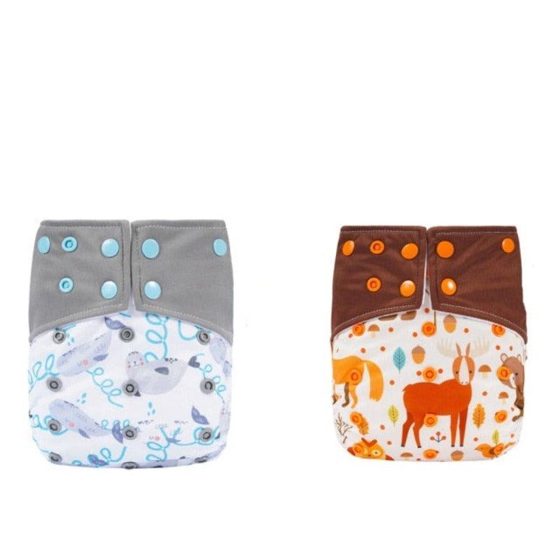 Reusable Pocket Diaper Set-Cozy Stroller