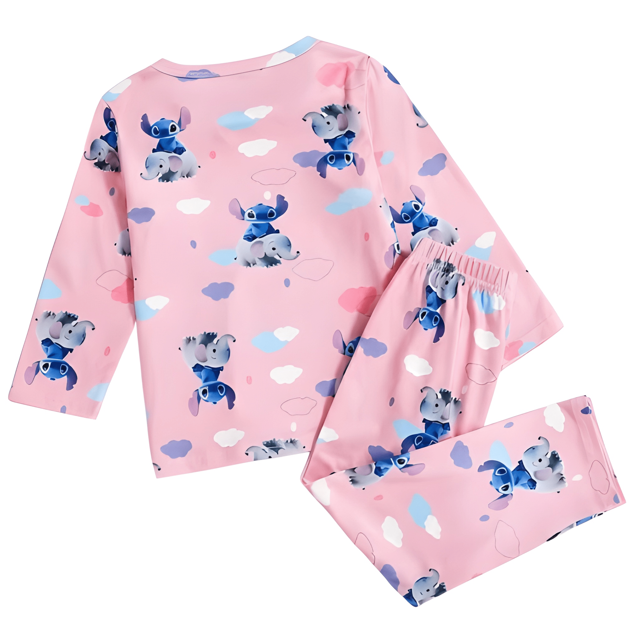 Stitch Elephant Kids Pajama Sleepwear Set