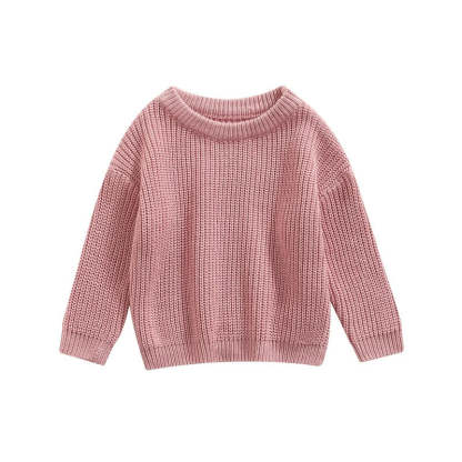Solid Color Plain Knit Sweater-Cozy Stroller