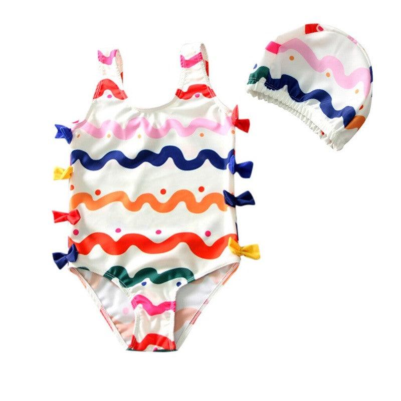 Baby Girl Colorful Swimsuit-Diaper Reusable