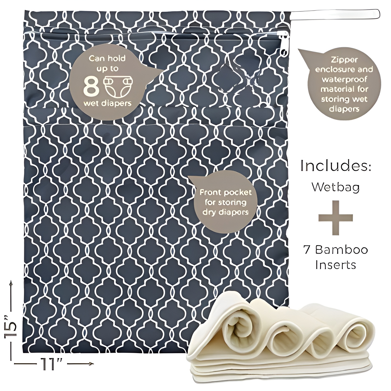 Reusable Baby Diaper Set