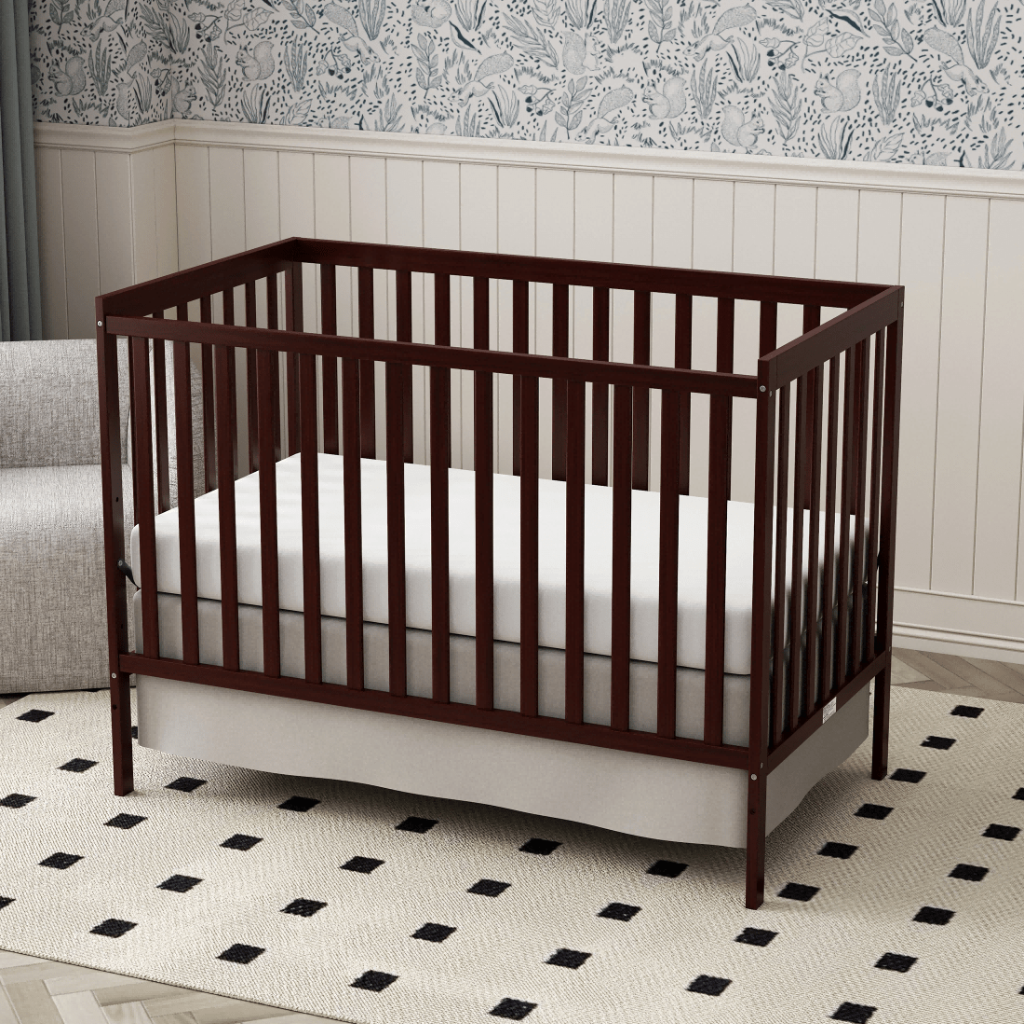 5 In 1 Convertible Toddler Bed In Natural Pinewood for Nursery