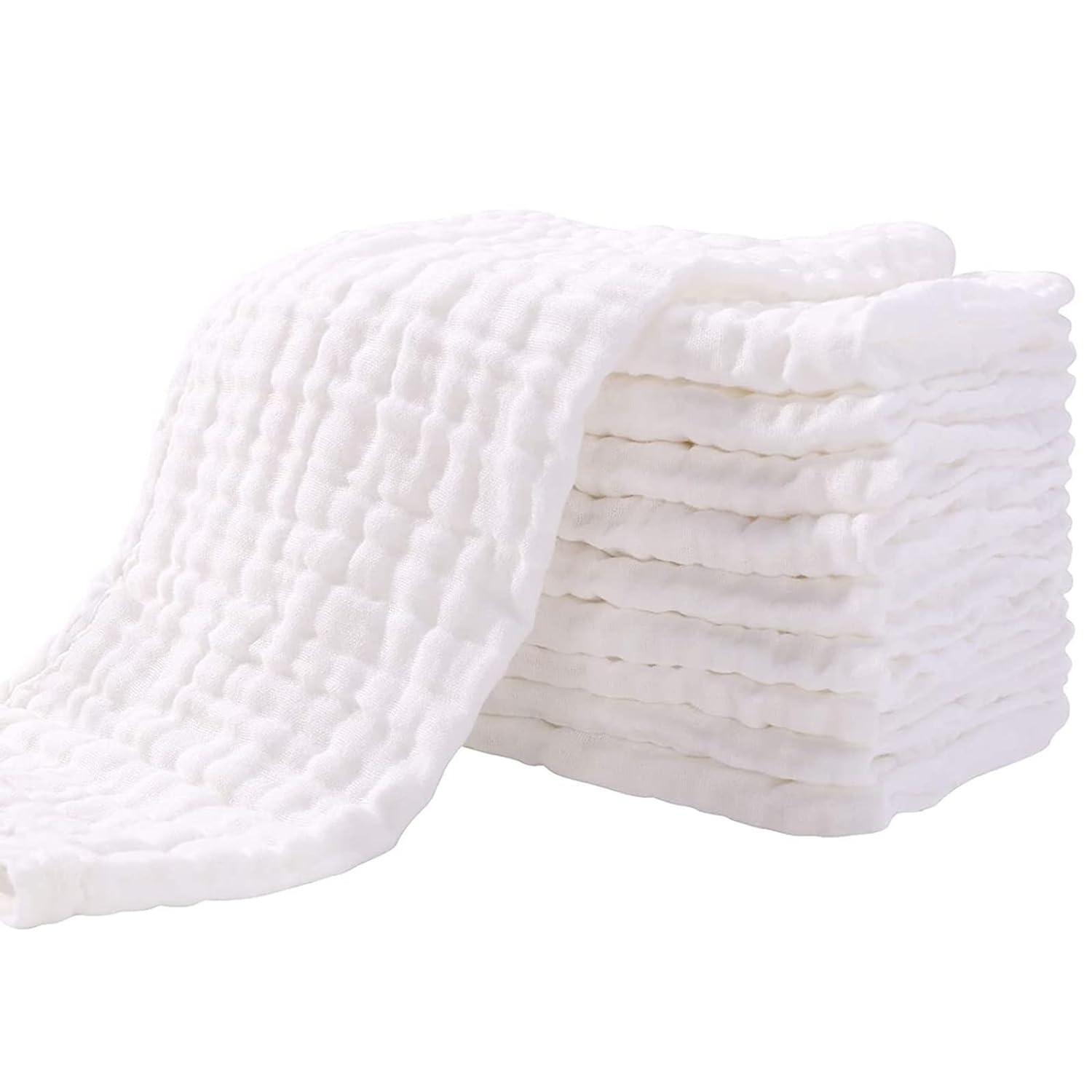 Muslin Baby Washcloth Set-Diaper Reusable