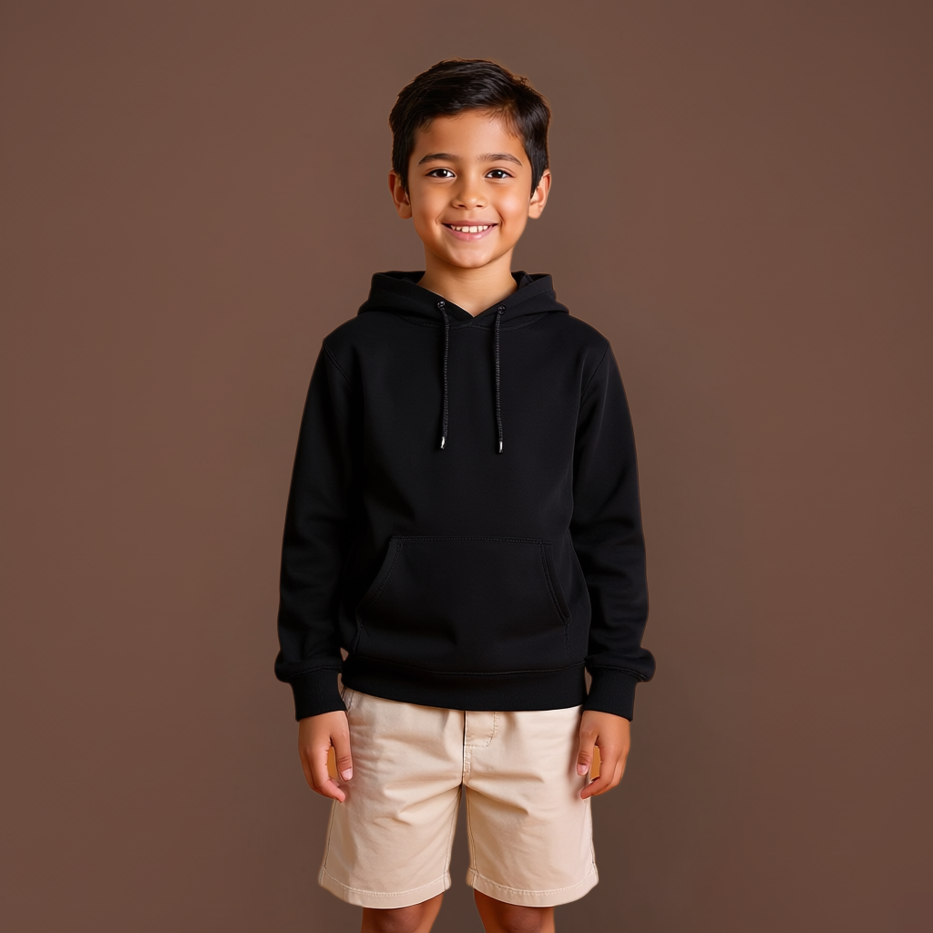 Boys Long Sleeve Hooded Sweatshirt