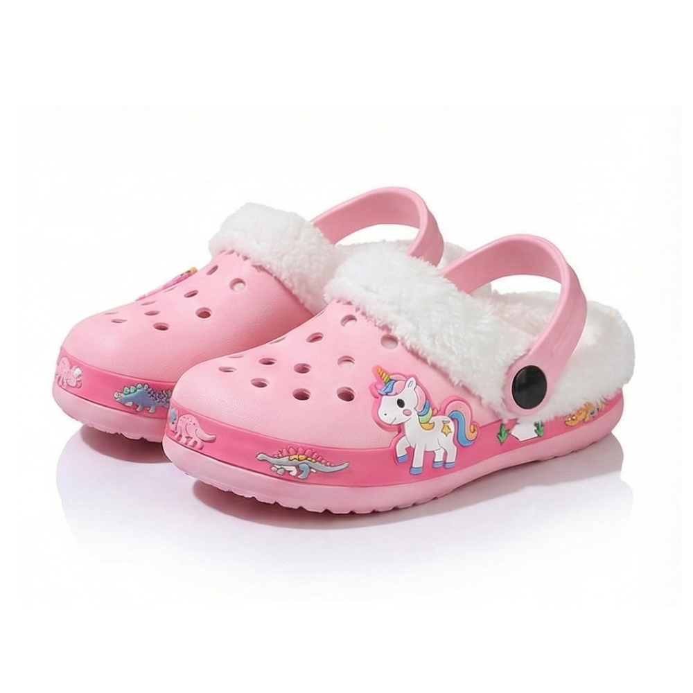 Cozy Clogs With Construction Vehicle Design