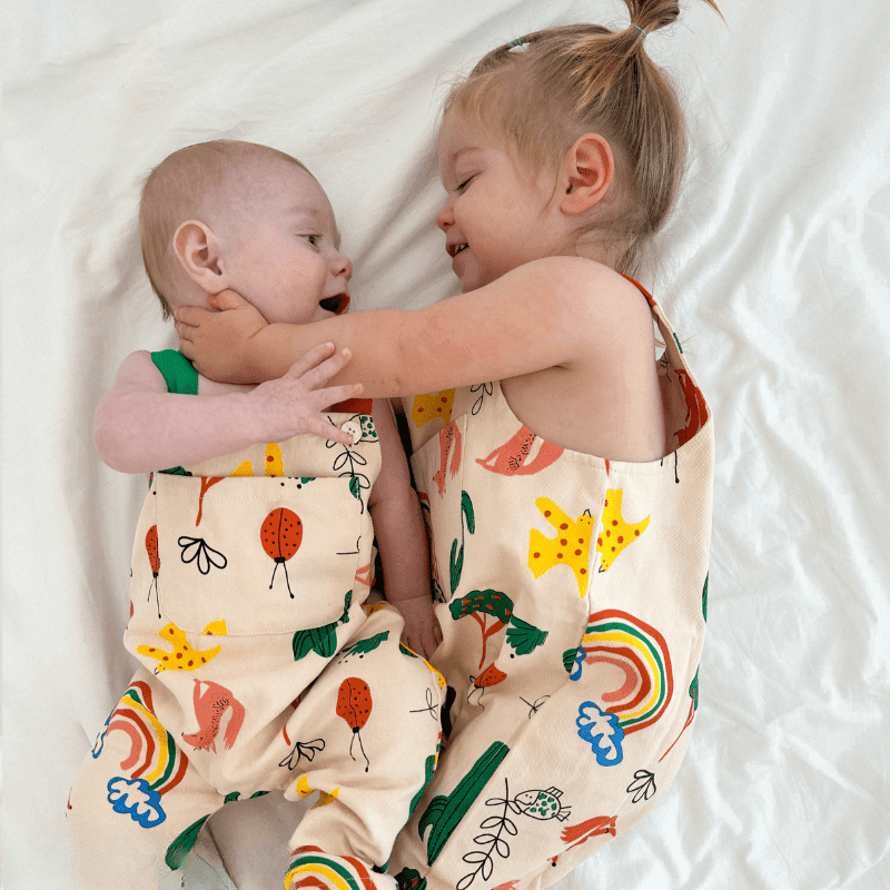 Baby Cotton Animal Overalls-Diaper Reusable