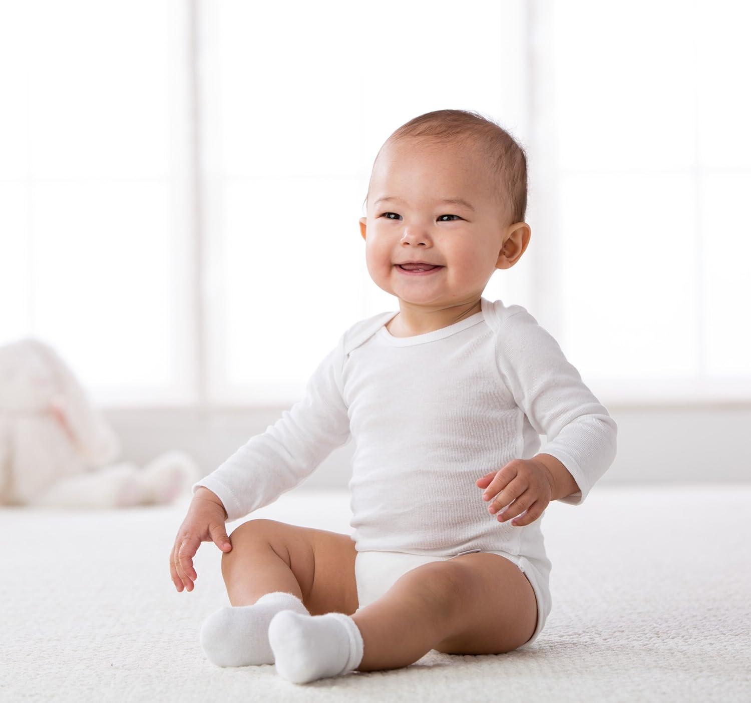 Long Sleeve Baby Onesies-Diaper Reusable