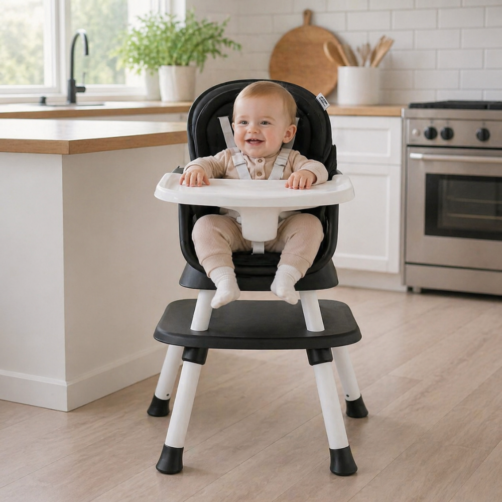 8 In 1 High Chair Double Layer Cushions Multifunctional Toddler