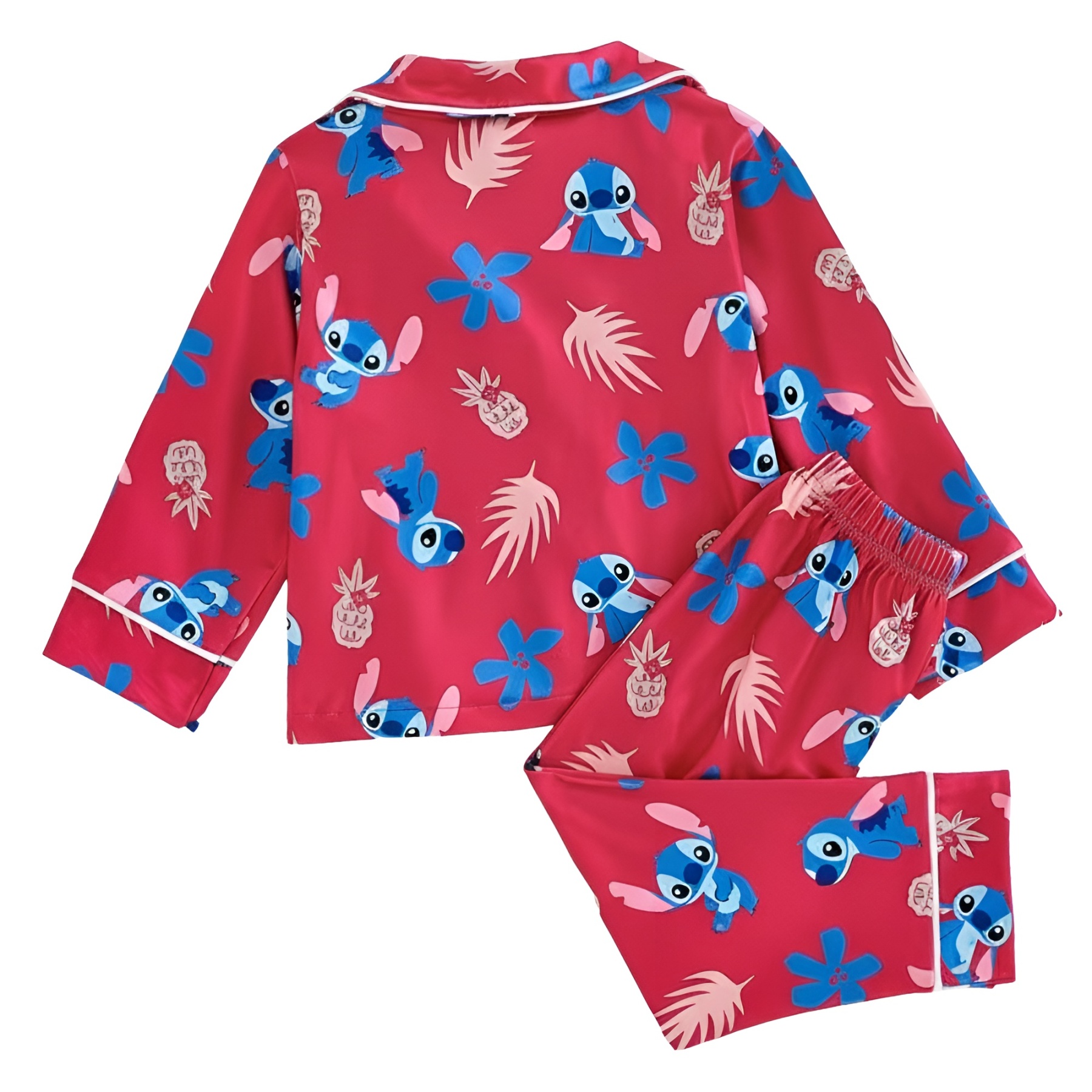 Alien Character Cartoon Print Pajama Set