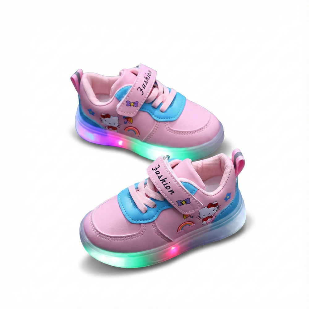 Kids Light Up Cartoon Sport Shoes