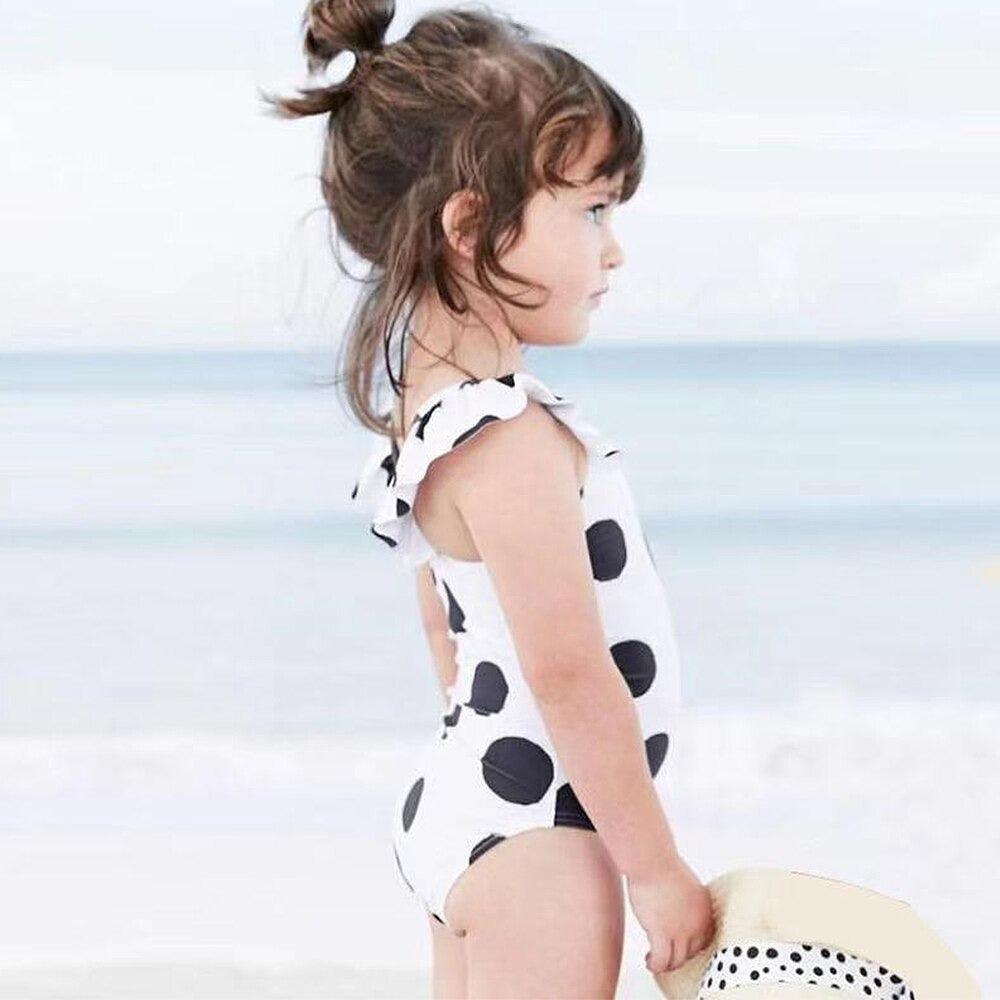 Little Girls Summer Swimsuits-Diaper Reusable