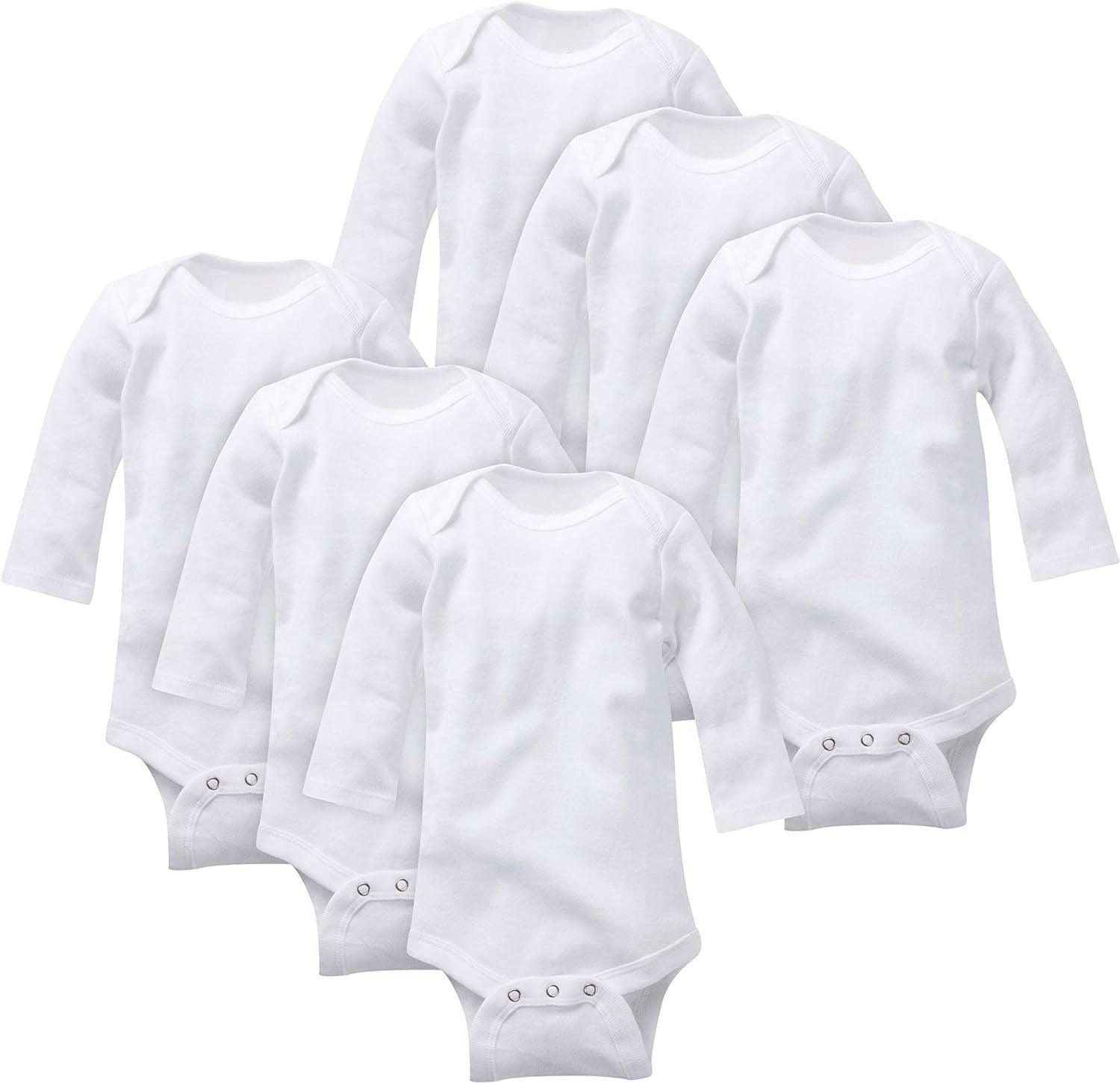 Long Sleeve Baby Onesies-Diaper Reusable