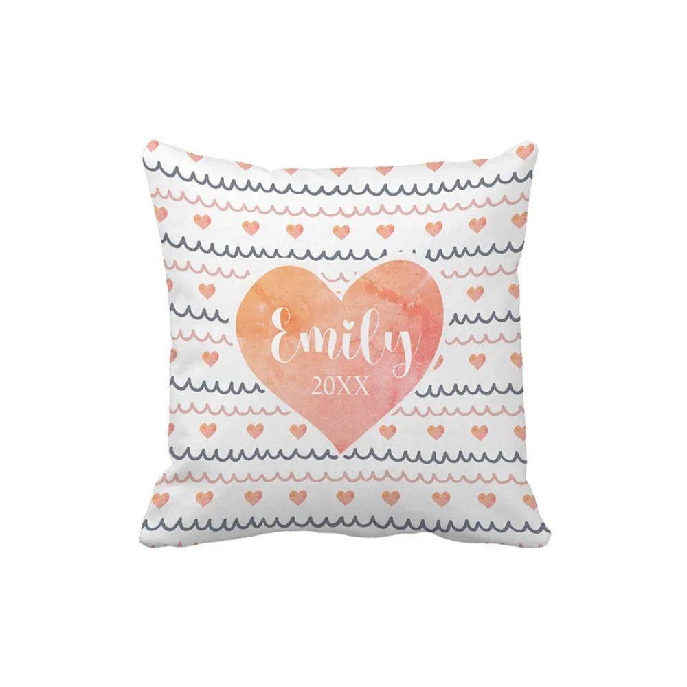 Custom Name Watercolor Bedding-Diaper Reusable