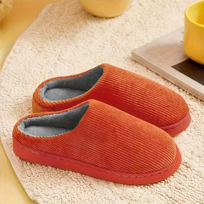Striped Slip On Slippers For Kids With Soft Fabric