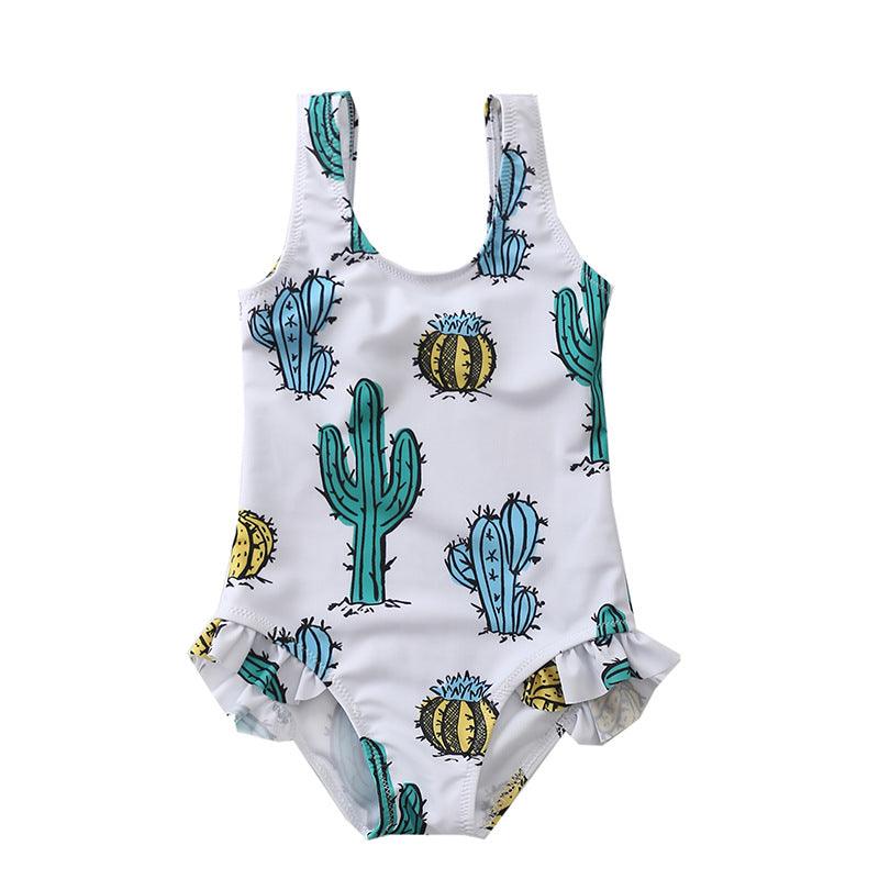 Girl Swimwear One-piece-Diaper Reusable