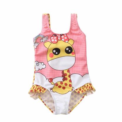 Girl Swimwear One-piece-Diaper Reusable