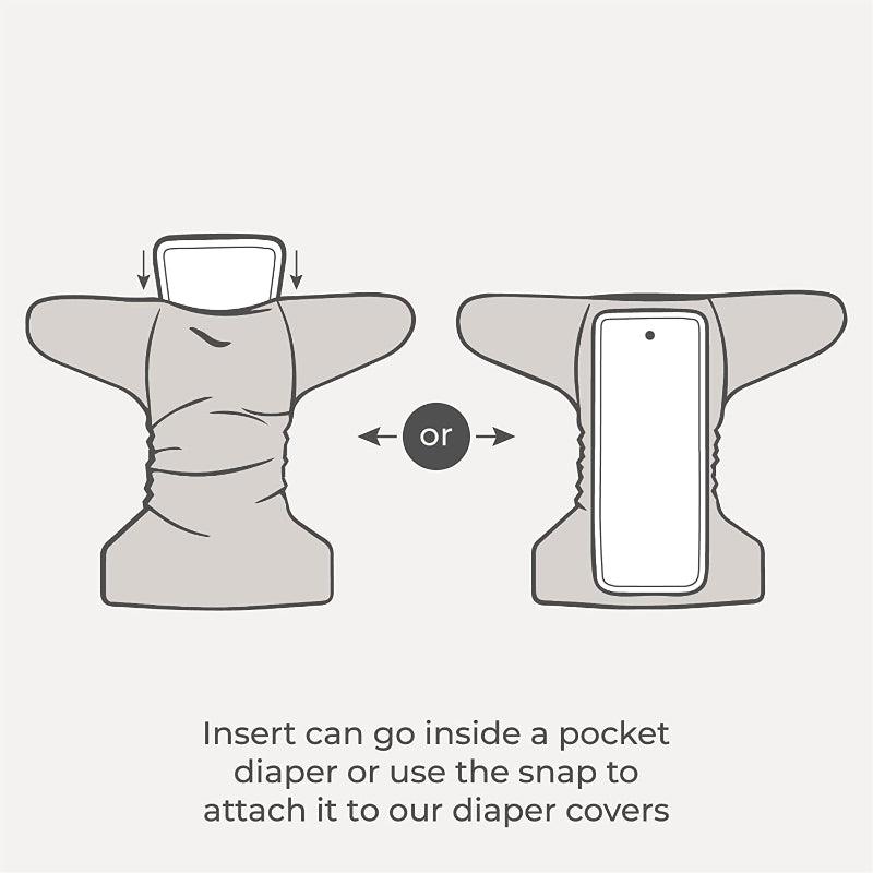 Bamboo Hemp Cloth Diaper-Diaper Reusable