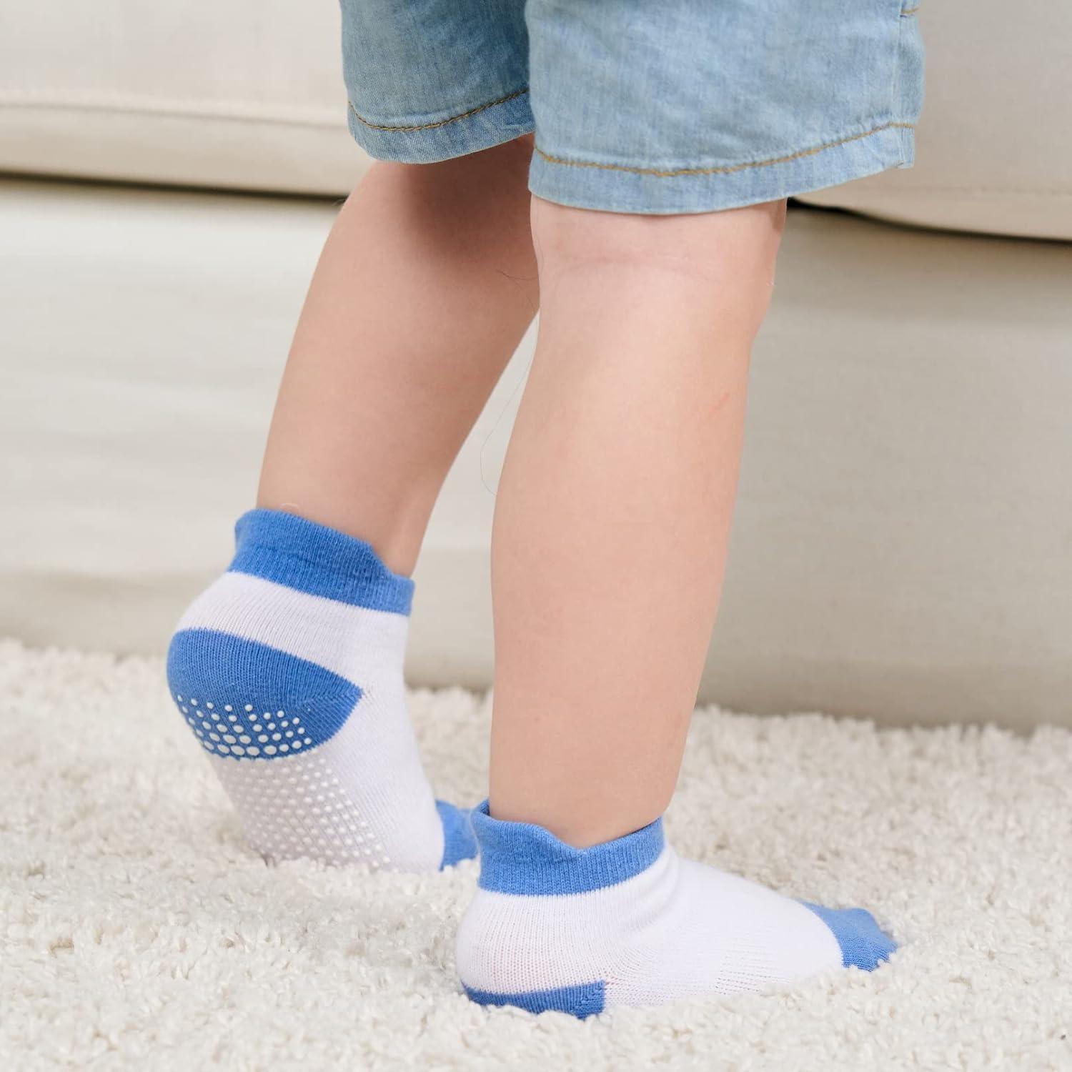 12 Pieces Non Skid Socks Sets-Diaper Reusable