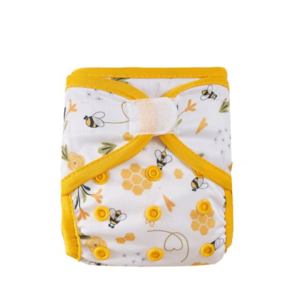 Cloth Diaper Cover With Inserts For 0 to 6 Month Old Babies-Diaper Reusable