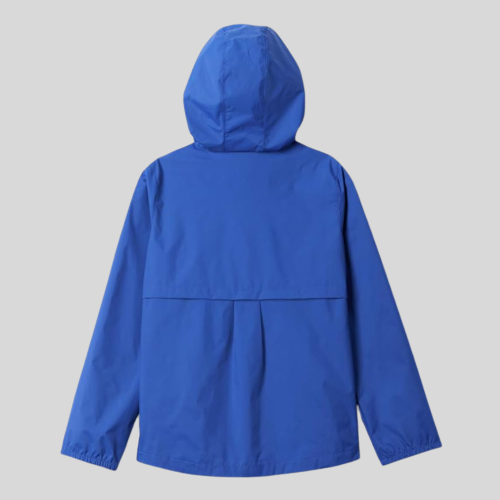Girls Waterproof Hooded Rain Jacket Lightweight Nylon Coat
