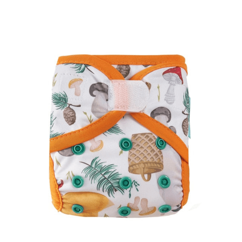 Cloth Diaper Cover With Inserts For 0 to 6 Month Old Babies-Diaper Reusable